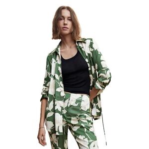 Mango Satin Blouse NWT